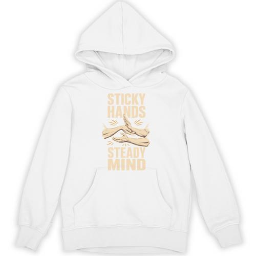 Sticky Hands Steady Mind Muay Thai Boxing Unisex Hoodie - Nak Muay Co.