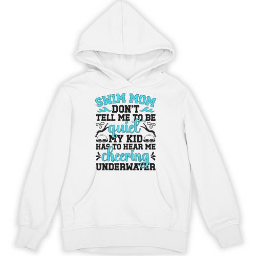 Swim Mom Swimming Mama Of A Swimmer Mom Swim Mother Unisex Hoodie - SwimGear Co