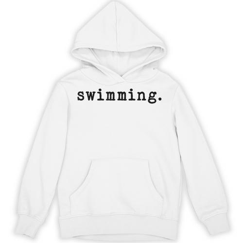 Swimming Enthusiast Minimalist Water Sports Unisex Hoodie - SwimGear Co