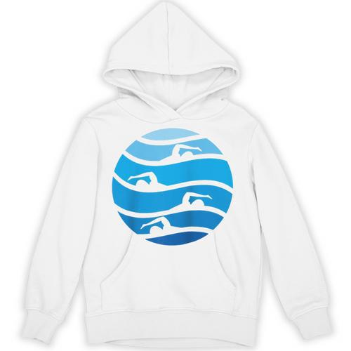 Swimming Freestyle Raglan Baseball Tee Unisex Hoodie - SwimGear Co
