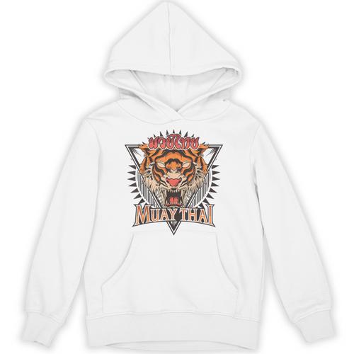 Tigar Muay Thai MMA Vintage Kickboxing Training Unisex Hoodie - Nak Muay Co.