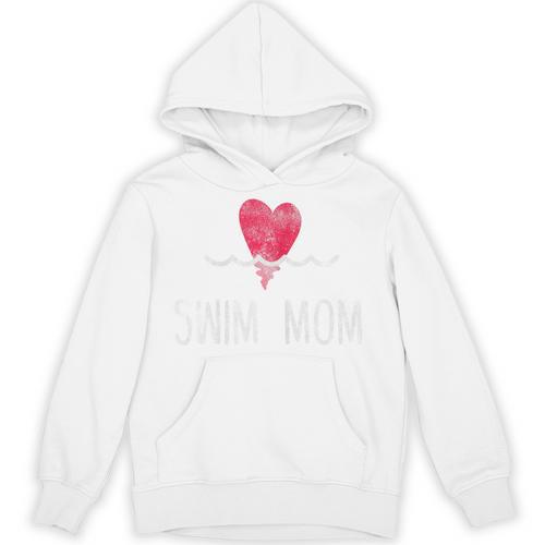 Vintage Swim Mom Shirt Swimming Family Swimmer Unisex Hoodie - SwimGear Co