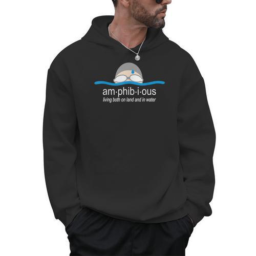 Amphibious Swimming Men Hoodie - SwimGear Co
