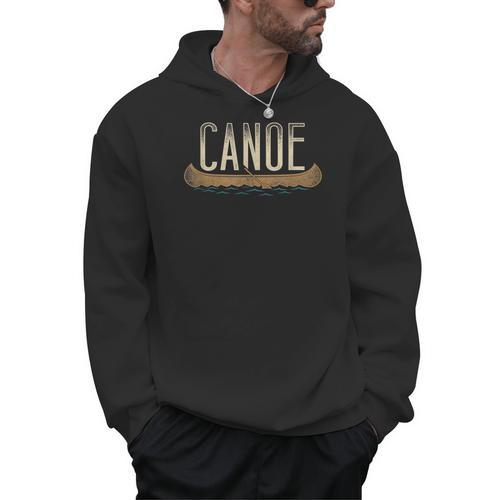 Canoe Canoeing Vintage Canoe Men Hoodie - Paddle Life