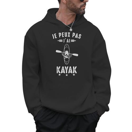 Kayak I Canoe Canoe Sleeveless Men Hoodie - Paddle Life
