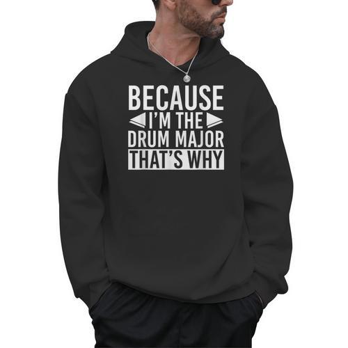 Major Musician Drum Kit Men Hoodie - Downbeat Supply