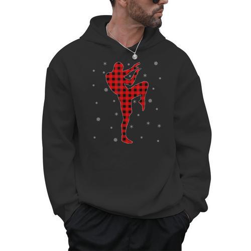 Matching Muay Thai Martial Arts Christmas Pajama Men Hoodie - Nak Muay Co.