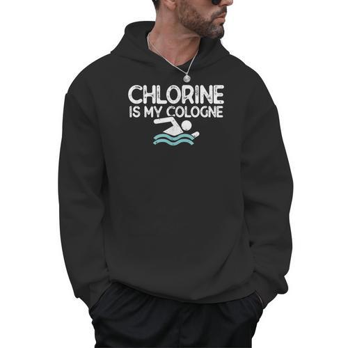 Men Swimming Saying Swimmer Men Hoodie - SwimGear Co