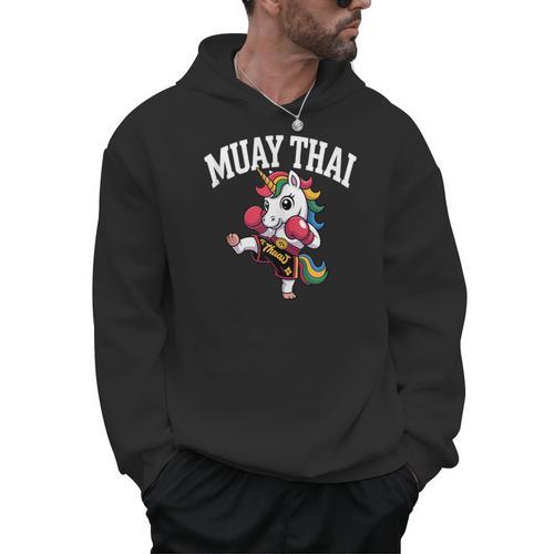 Muay Thai Art For Girls Kids Women Mixed Martial Arts Men Hoodie - Nak Muay Co.
