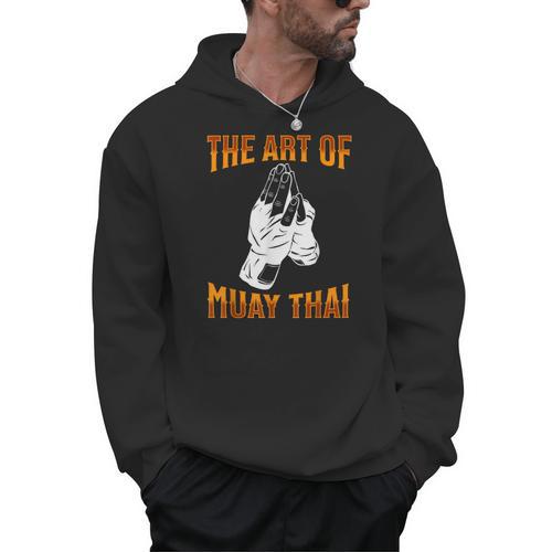Muay Thai Fighter The Art Of Muay Thai Men Hoodie - Nak Muay Co.