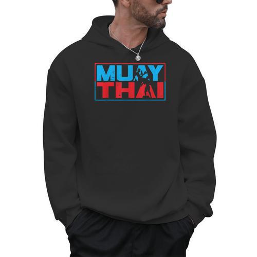 Muay Thai Fighter Boxing Martial Arts Hobby Men Hoodie - Nak Muay Co.