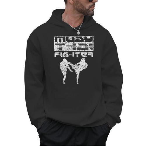 Muay Thai Fighter Boxing Martial Arts Men Hoodie - Nak Muay Co.