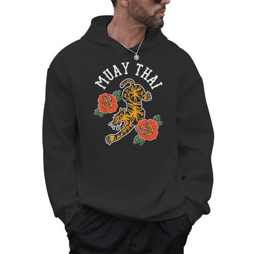 Muay Thai Fighter Hobby Martial Arts Boxing Men Hoodie - Nak Muay Co.