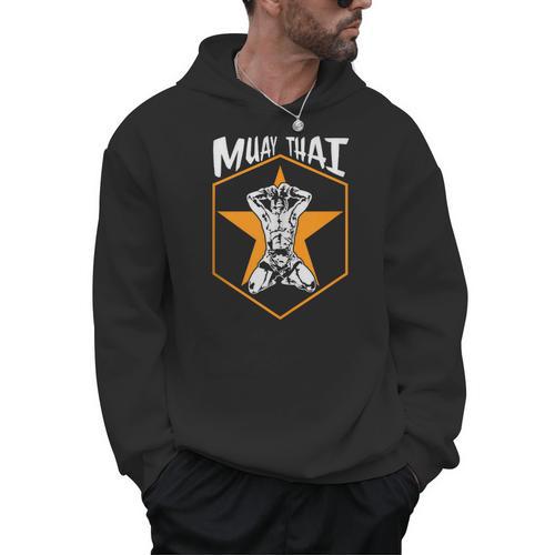 Muay Thai Fighter Sleeveless Men Hoodie - Nak Muay Co.