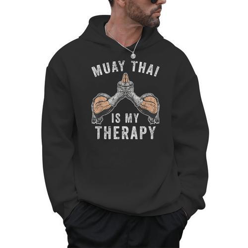 Muay Thai Fighter Martial Arts Sport Muay Thai Men Hoodie - Nak Muay Co.
