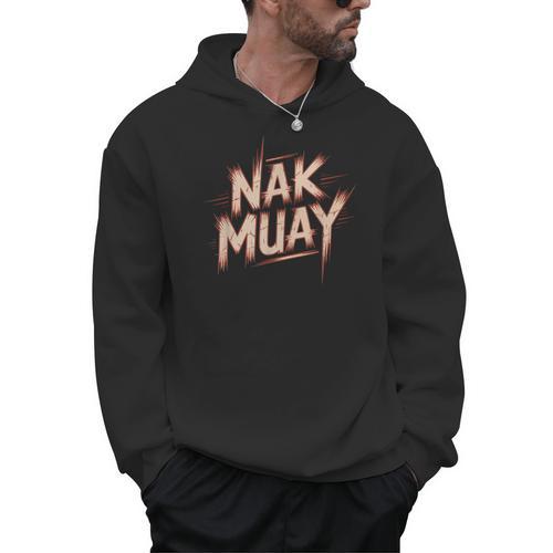 Muay Thai Fighter Nak Identity Training Practitioner Proud Men Hoodie - Nak Muay Co.