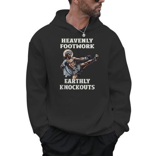 Muay Thai Lord Jesus Kickboxing Christian Men Hoodie - Nak Muay Co.