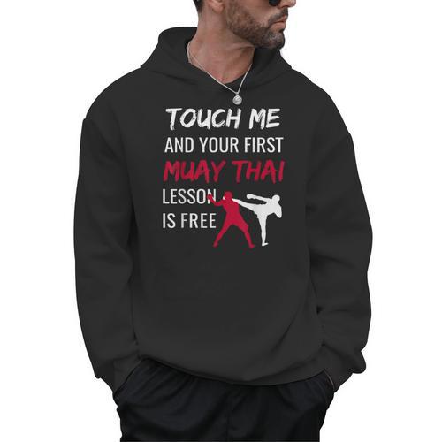 Muay Thai Martial Arts Combat Sports Self Defense Men Hoodie - Nak Muay Co.