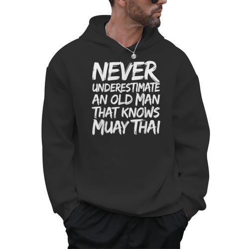 Muay Thai For Men Boys Dad Mixed Martial Arts Men Hoodie - Nak Muay Co.
