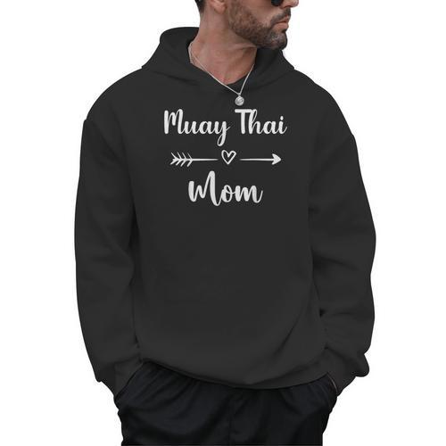 Muay Thai Mom Woman Muay Thai Sport Lover Men Hoodie - Nak Muay Co.