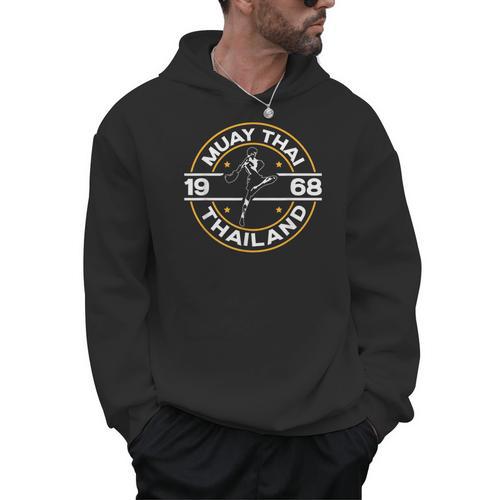 Muay Thai Thailand Fighter Fighting Combat 1969 Thai Boxing Men Hoodie - Nak Muay Co.