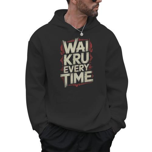 Muay Thai Wai Kru Respect Ritual Ceremony Fighter Identity Men Hoodie - Nak Muay Co.