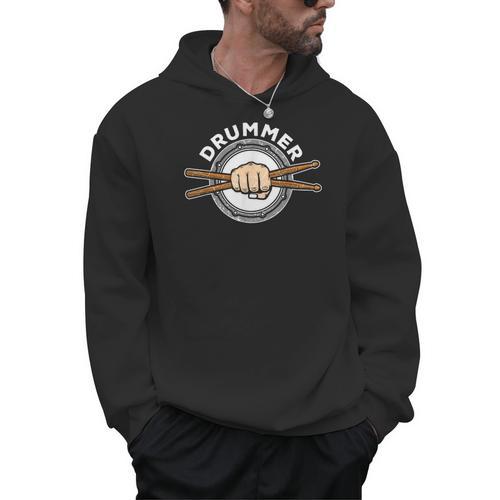 Percussion Drum Sticks Drummer Quote Drum Kit T-Shirt Men Hoodie - Downbeat Supply