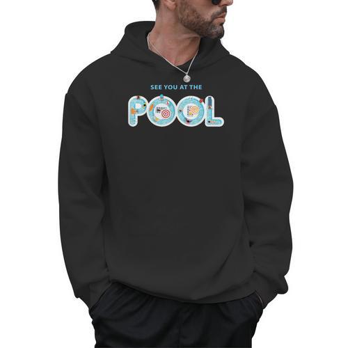 See You At The Pool Summer Swimming Pool Men Hoodie - SwimGear Co
