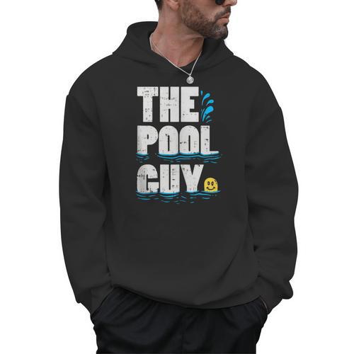 Summer Pool Guy Swimming Pool Boy Men Hoodie - SwimGear Co