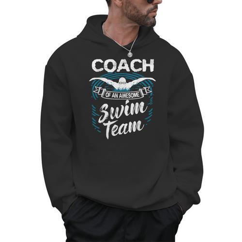 Swim Coach Professional Instructor Swimming Lesson Sport Men Hoodie - SwimGear Co