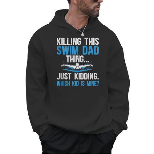 This Swim Dad Thing Swimming Dad Of A Swimmer Father Men Hoodie - SwimGear Co