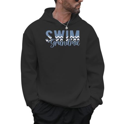 Swim Grandma For Mother's Day Polyester 100 Small Short Sleeve Pull On 1 Count Women Grandmothers Swimming Enthusiasts For Grandmothers Men Hoodie - SwimGear Co