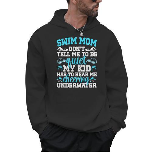 Swim Mom Swimming Mom Of A Swimmer Mama Men Hoodie - SwimGear Co