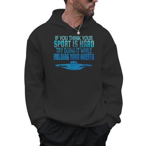 Swim Swimmer Tshirt Swimming Shirt Sport Practice Tee Men Hoodie - SwimGear Co