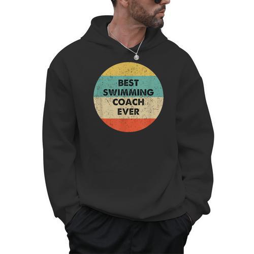 Swimming Coach Men Hoodie - SwimGear Co