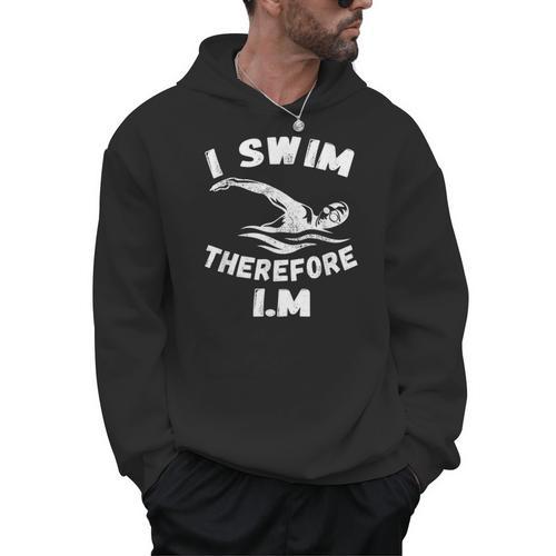 Swimming Competitive Freestyle Swim For Swimmer Men Hoodie - SwimGear Co
