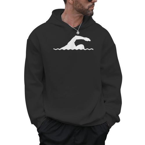 Swimming Float Men Hoodie - SwimGear Co