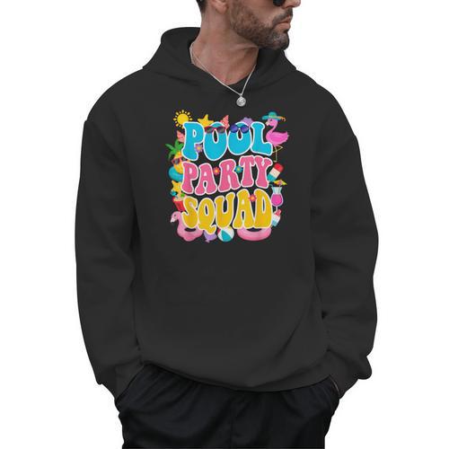 Swimming Pool Party Squad Beach Pool Party Matching Beach Men Hoodie - SwimGear Co