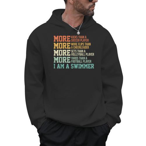 Swimming Saying Swim Swimmer Men Hoodie - SwimGear Co