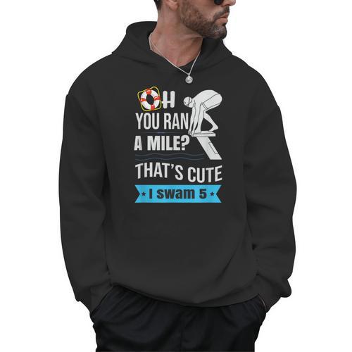 Swimming Saying For Swimmers Men Hoodie - SwimGear Co