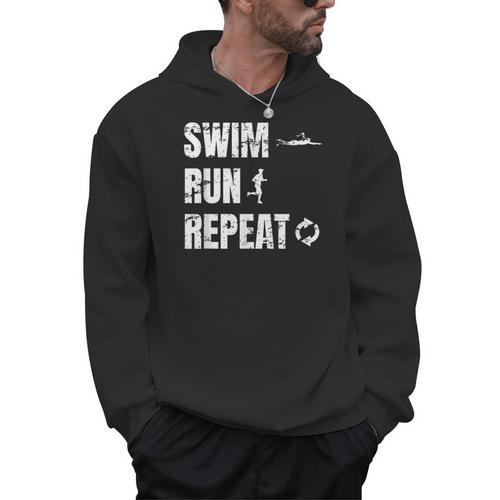 Swimrun Endurance Sports Swimming Running Swim Run Men Hoodie - SwimGear Co