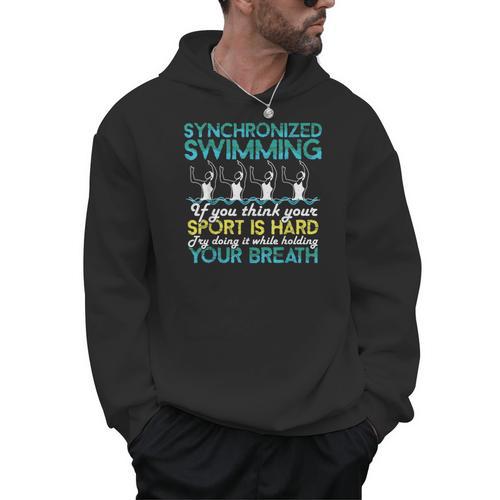 Synchronized Swimming Shirt Synchro Swimmer Artistic Men Hoodie - SwimGear Co