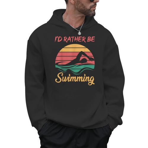 Water Rat Water Sports Hobby Swimming Club Swimming Men Hoodie - SwimGear Co