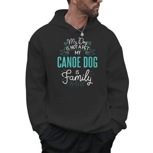 Women's Cute Canoe Dog Shirt Family Dog For Women Men Men Hoodie - Paddle Life