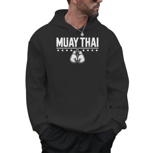 Women's Cute Muay Thai Art For Men Women Kids Muay Thai Lovers Men Hoodie - Nak Muay Co.