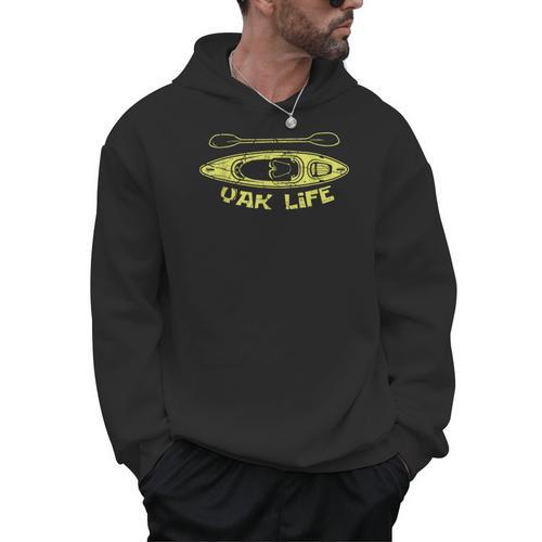Yak Life Kayaker Or Canoeist Men Hoodie - Paddle Life