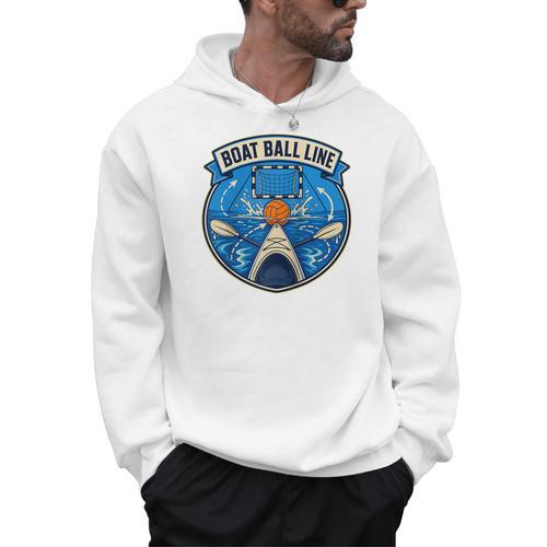 Boat Ball LINE Kayak Polo Canoe Team Raglan Baseball Tee Men Hoodie - Paddle Life