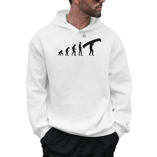 Canoe Evolution Canoeing Shirt T-Shirt Men Hoodie - Paddle Life