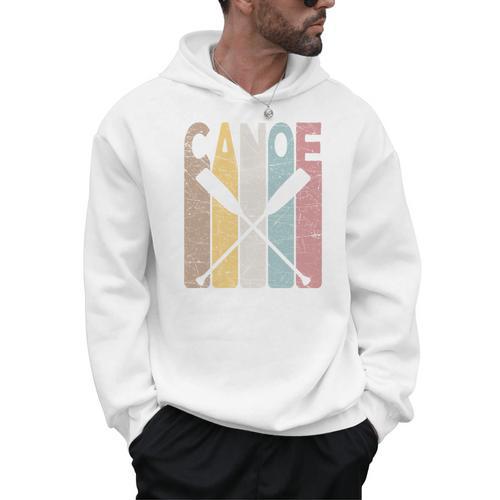 Canoe Vintage Canoeing Retro Canoe Paddling Men Hoodie - Paddle Life