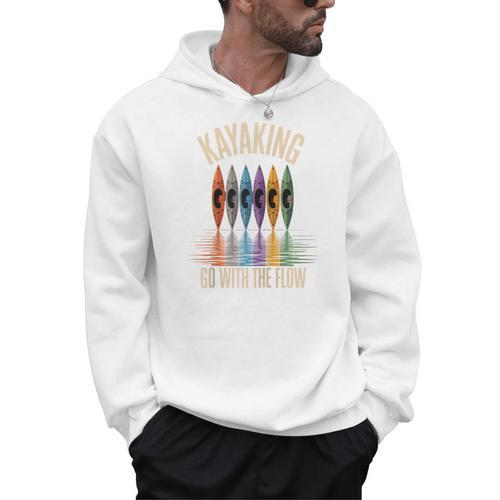 Kayak And Canoe Lake Fun Raglan Baseball Tee Men Hoodie - Paddle Life
